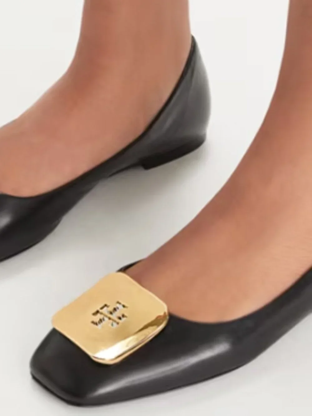 NWT TORY BURCH Georgia Ballet Flats in Black - Size 7 - NEVER WORN!